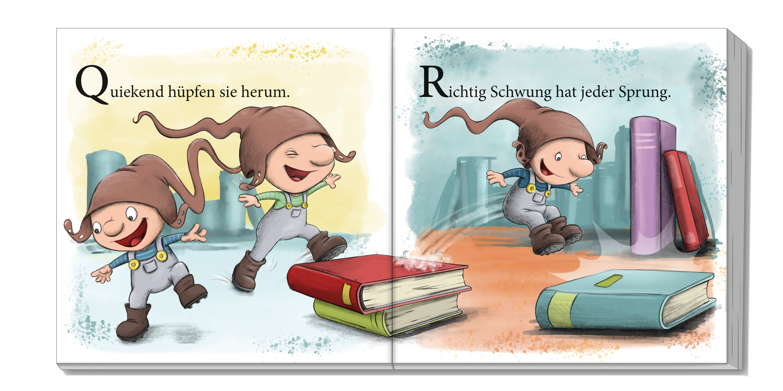 Bokkel ABC Erstleser Buch in Reimform Szene