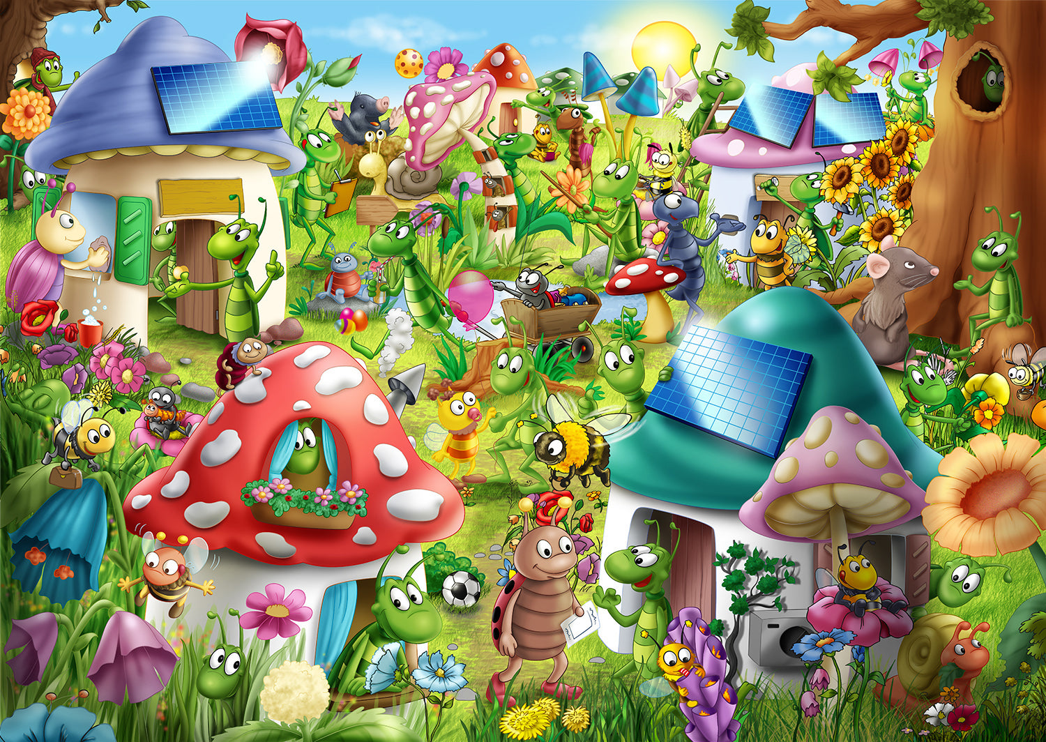 ESW Hübi Wimmel- Suchbild zu Ostern