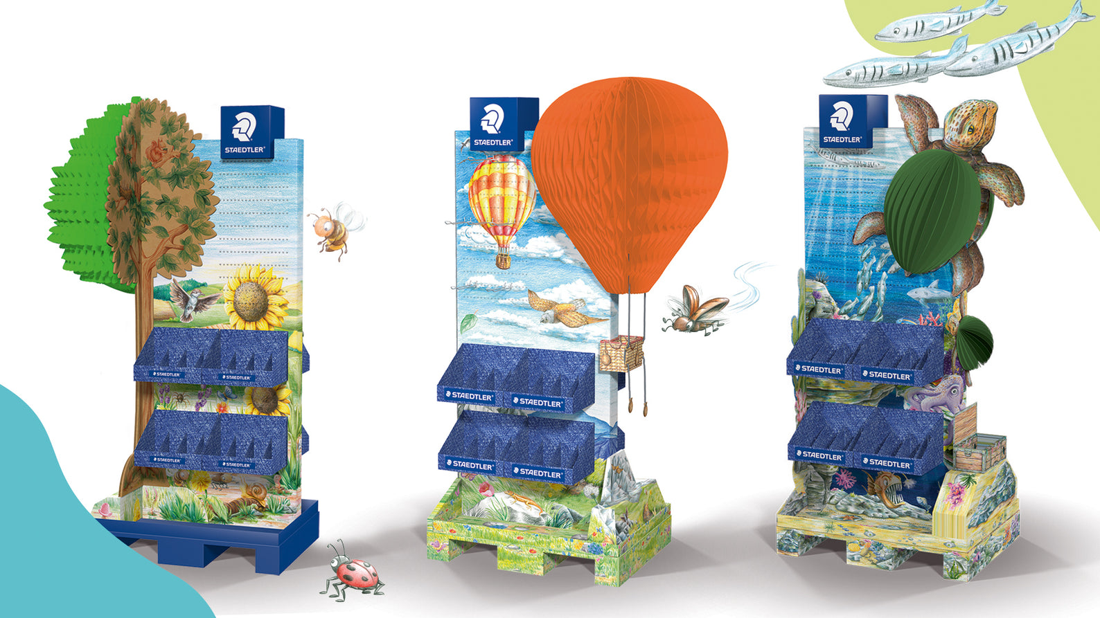 STAEDTLER_POS Display_Illustration und Gestaltung Serie