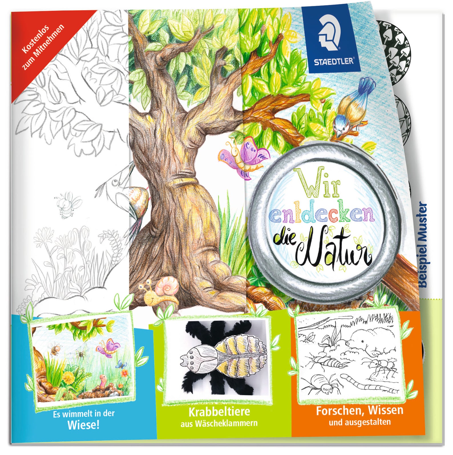 STAEDTLER_Kindermagazin Konzeption, Illustrationen und Grafik
