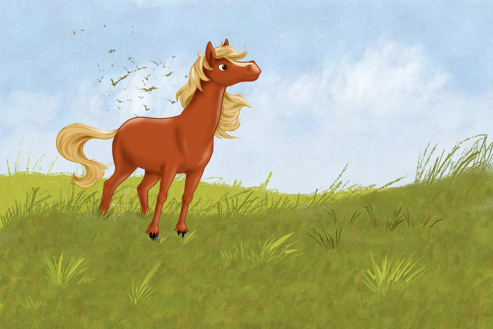 Sturmana Hauptfigur Kinderbuch Illustration 